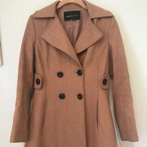 MODA International Deep Camel Coat, Size  0